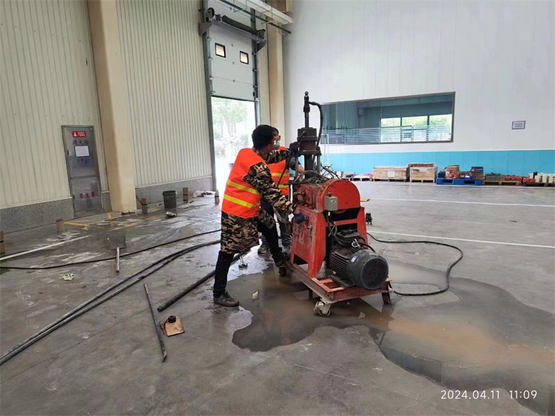 板芙镇厂房地面下沉塌陷注浆加固施工